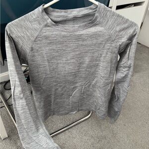 Grey Workout Long Sleeve